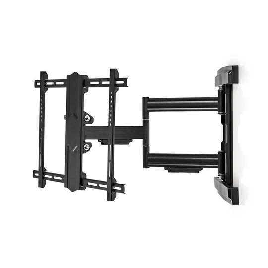 Helt rörligt TV-väggfäste | 37-80 tum | Max 50 kg | 3 ledpunkter