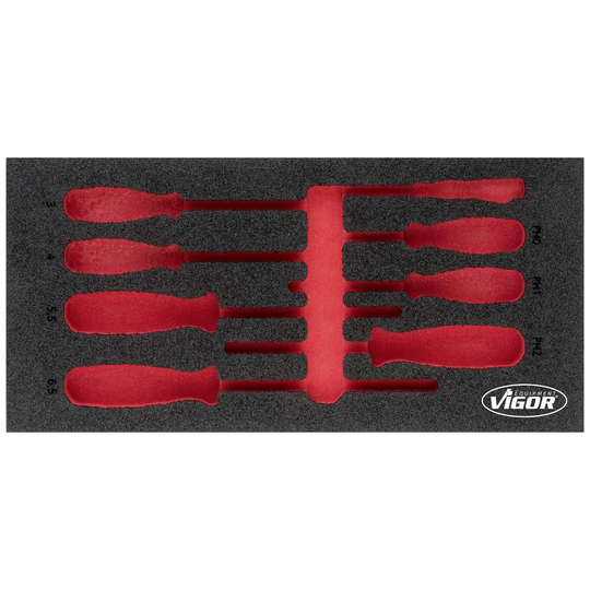 Vigor V5013-L V5013-L Skumgummiinlägg (L x B) 393 mm x 188 mm