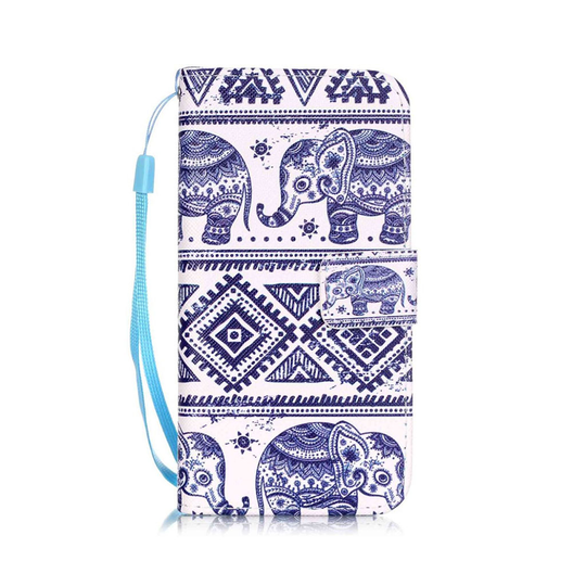 Sørensen Läderfodral för iPhone 7 / 8 - Elefant Tribal