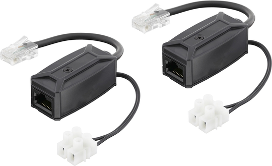 Passiv PoE kit för enheter med eller utan PoE, 10/100Mbps, sockerbit