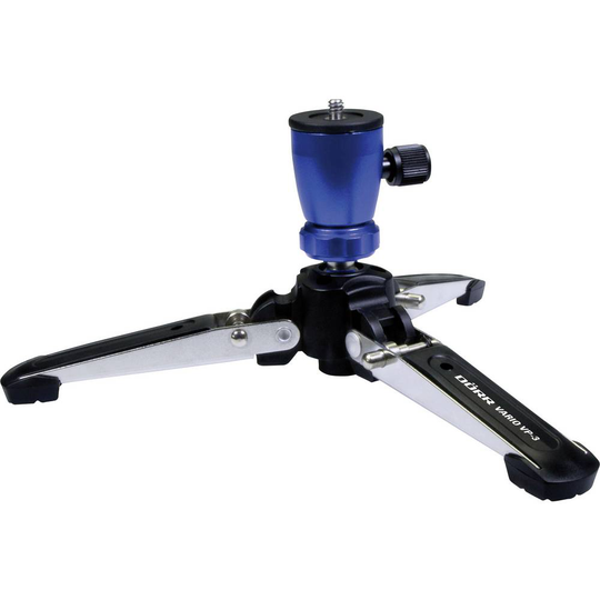 DÖRR Vario Stand VP-3 blau Bordsstativ 1/4 Arbetshöjd=10 - 12 cm Blå, Silver kulled