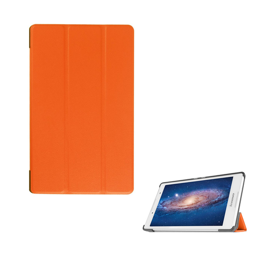 Amdrup Tri-fold Läderfodral till Lenovo Tab 3 8.0 - Orange