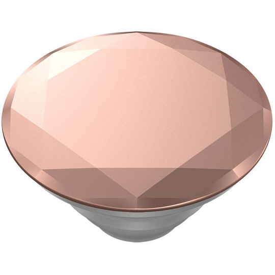 POPSOCKETS Metallic Diamond Rose Gold Stativ för mobiltelefon Ganmmalrosa, Metallic N/A