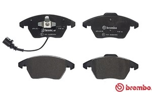 Bromsbeläggsats, Framaxel, AUDI,SEAT,SKODA,VW, 1KD698151G, 3C0698151A, 3C0698151C, 3C0698151D, 3C0698151J, 8J0698151, 8J0698151C, L3C069