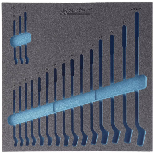 Hazet 163-99L 163-99L Skumgummiinlägg (L x B) 344 mm x 342 mm