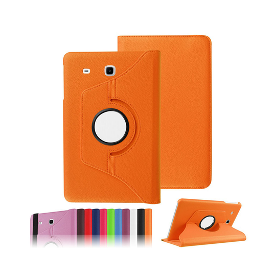 Roterbart Läderfodral för Samsung Galaxy Tab A 7.0 - Orange