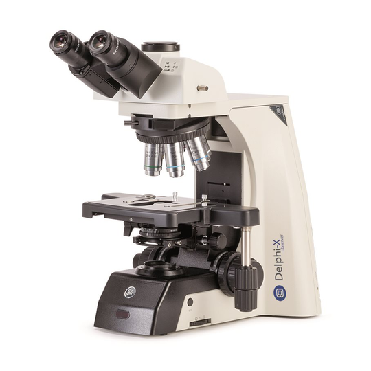 Delphi-X Observer, LED, Trino, Met. PH, 40, 100, 200, 400 och 1000x - mikroskop
