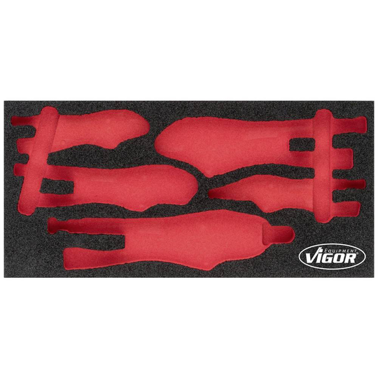 Vigor V5004-L V5004-L Skumgummiinlägg (L x B) 393 mm x 188 mm