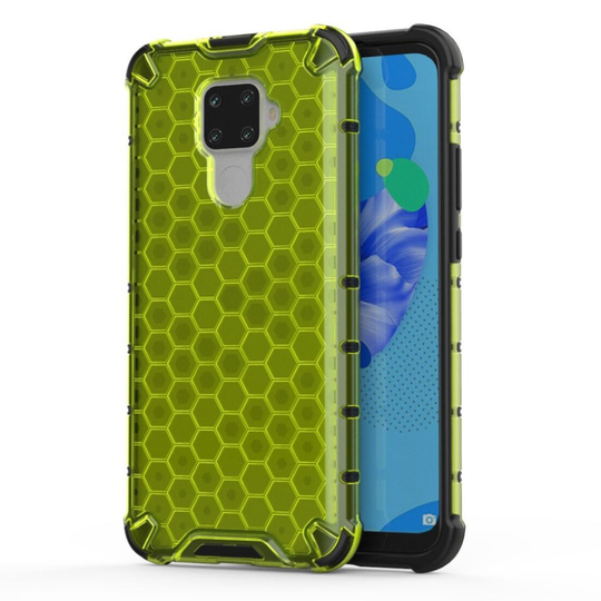 Bofink Honeycomb Huawei Mate 30 Lite skal - Grön