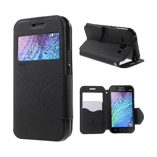Roar Korea Samsung Galaxy J1 Flip Fodral - Svart