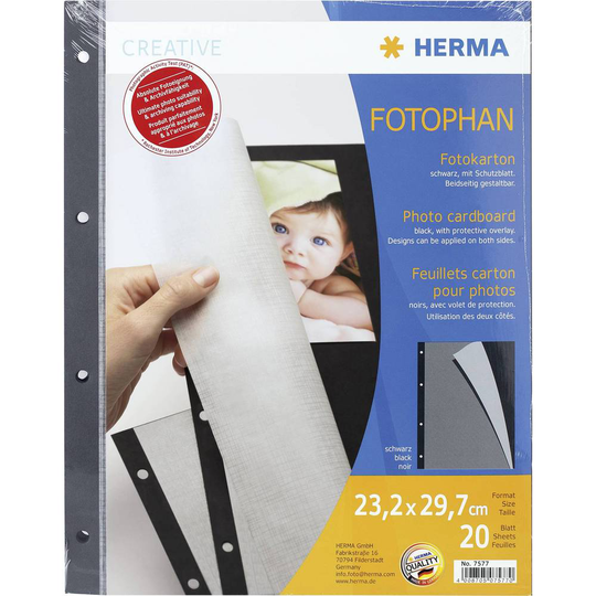 Herma Fotorullar Svart
