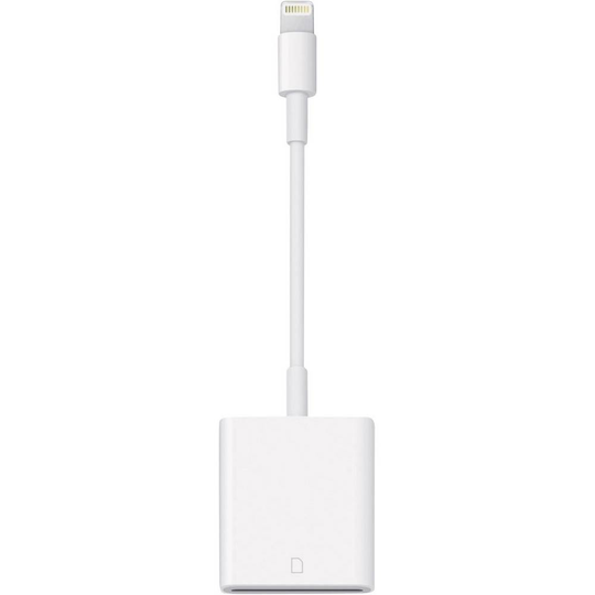 Apple Apple iPad/iPhone/iPod Anslutningskabel [1x Apple Lightning hane - 1x SD-kort plats] 10.00 cm Vit