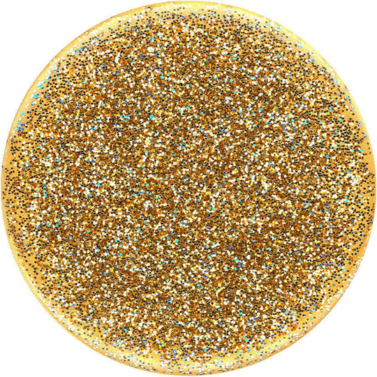 POPSOCKETS Glitter Gold Stativ för mobiltelefon Guld, Glittereffekt N/A