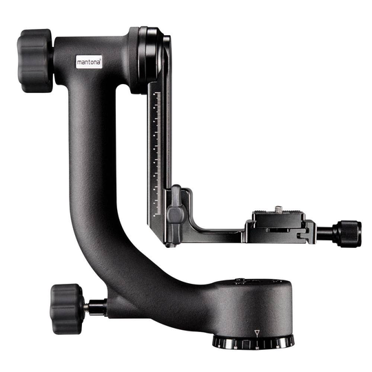 Mantona Gimbal Stativkopf TK-I Gimbal mekanisk 3/8 Svart Tillåten belastning upp till vikt 10 kg