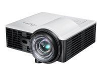 Optoma ML1050ST+ - DLP-projektor - RGB LED - 3D - 1000 lumen - WXGA (1280 x 800) - 16:10 - 720p - fast objektiv med kort kastavstånd