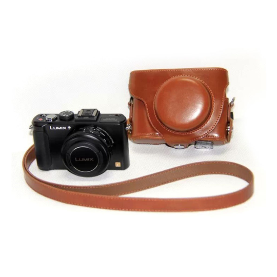 Panasonic Lumix LX7,LX5,LX3 Snyggt kamera skydd - Ljus brun