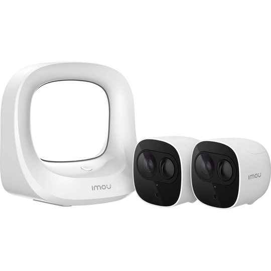 IMOU Cell Pro IM-Kit-WA1001-300/2-B26EP WiFi IP-Övervakningskameraset med 2 kameror 1920 x 1080 pixel