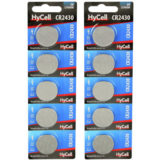 Ansmann CR2430 10er Pack Knappcells-set CR 2430 Litium 3 V 10 st
