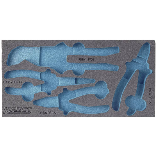 Hazet 163-226L 163-226L Skumgummiinlägg (L x B) 342 mm x 172 mm