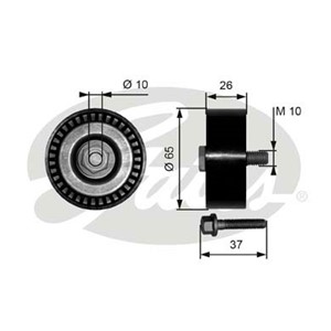 Styrrulle, drivrem, AUDI,SKODA,VW, 022 145 276 F, 022145276C, 022145276E, 022145276F, 071145276A