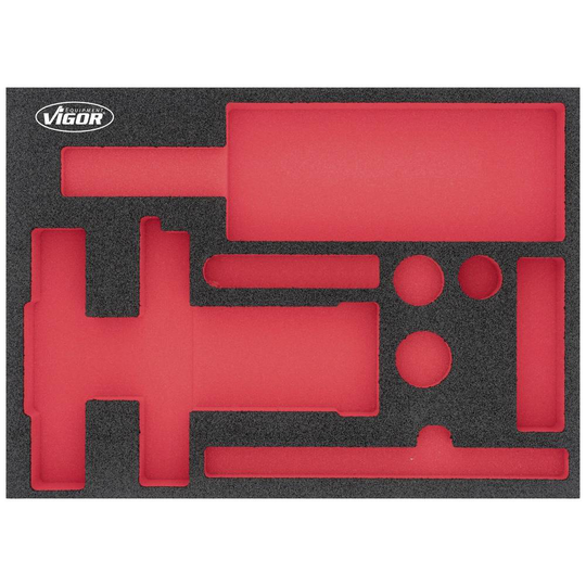 Vigor V7265-L V7265-L Skumgummiinlägg (L x B) 393 mm x 282 mm