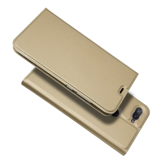 Xiaomi Mi 8 Lite Auto-absorbed läderfodral - Gold