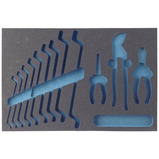 Hazet 163-59L 163-59L Skumgummiinlägg (L x B) 519 mm x 342 mm