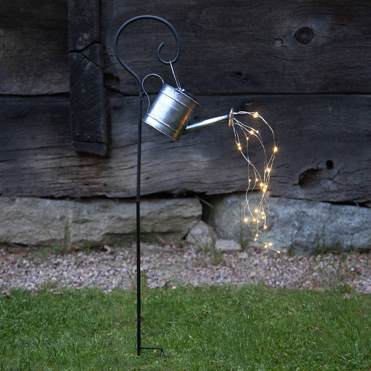 LED-solcellslampa Dew Drop Water Can
