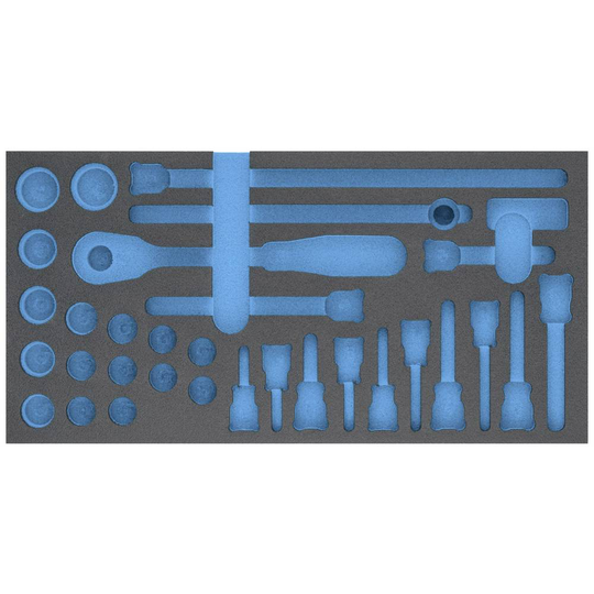 Hazet 163-352L 163-352L Skumgummiinlägg (L x B) 342 mm x 172 mm