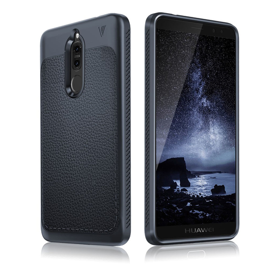 IVSO Huawei Mate 10 Lite Modernt läder fodral - Blå