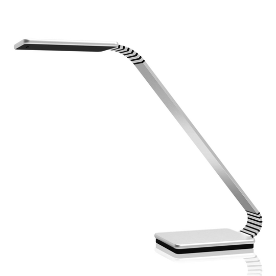 TRAE Maze 2 LED-skrivbordslampa, 4 000 K aluminium