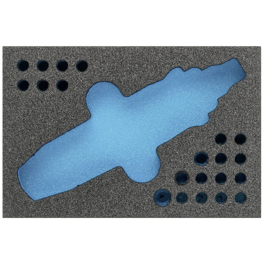 Hazet 163-333L 163-333L Skumgummiinlägg (L x B) 172 mm x 114 mm