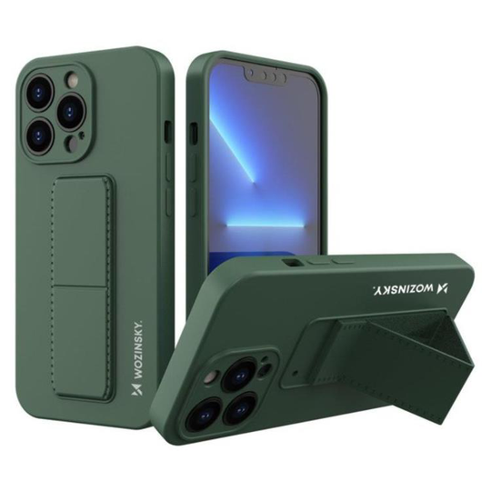 Wozinsky Kickstand Skal iPhone 13 Pro - Grön