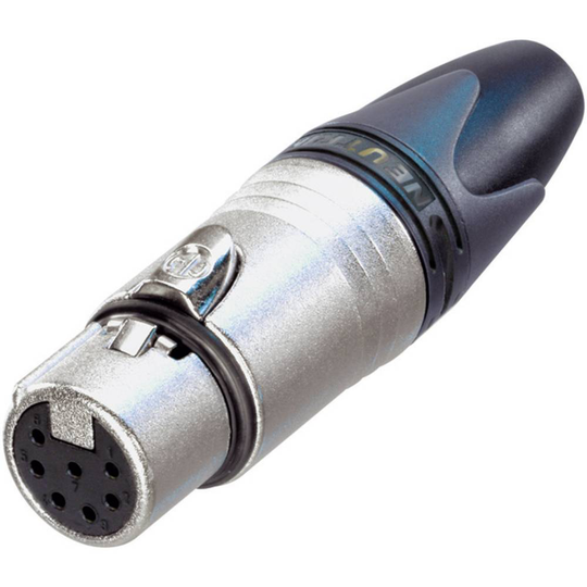 Neutrik NC7FXX XLR-kontakter Hona rak Antal poler: 7 Silver 1 st