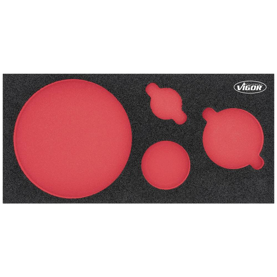 Vigor V7263-L V7263-L Skumgummiinlägg (L x B) 393 mm x 282 mm