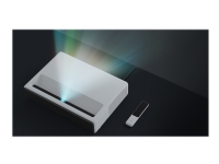 Xiaomi MI Laser Projector 150 - DLP-projektor - laser/fosfor - 5000 lumen - Full HD (1920 x 1080) - 16:9 - 1080p - objektiv med ultrakort kastavstånd - Wi-Fi / Bluetooth / LAN - vit