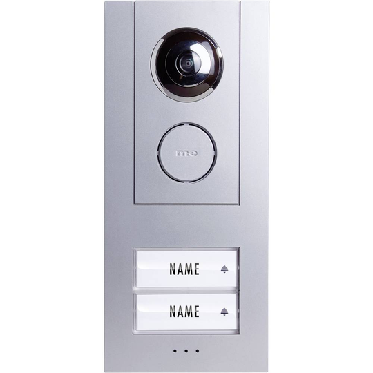 m-e modern-electronics VISTUS VD ALU 620 Video-porttelefon Sladd Utomhusenhet 2 Familjshus Silver