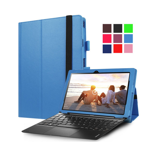 Amdrup Läderfodral för Lenovo Miix 310 - Ljusblå