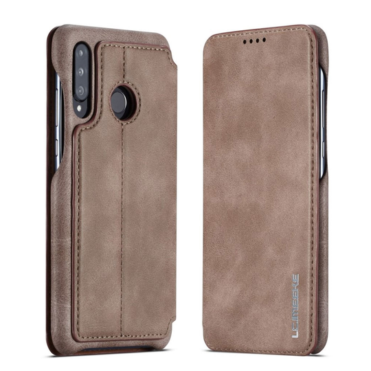 LC.IMEEKE Huawei P30 Lite Retro läderfodral - Kaffe
