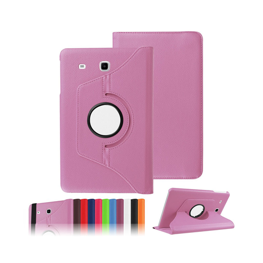 Roterbart Läderfodral för Samsung Galaxy Tab A 7.0 - Rosa