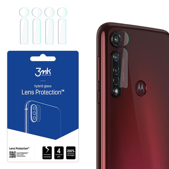3mk Hybrid Glass Linsskydd Motorola Moto G8 Plus
