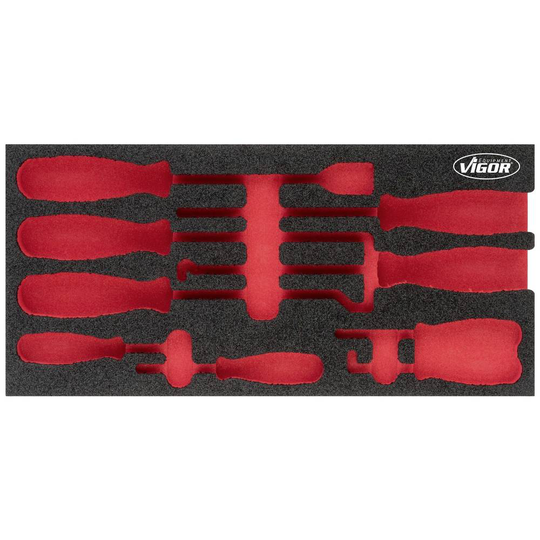 Vigor V5070-L V5070-L Skumgummiinlägg (L x B) 393 mm x 188 mm