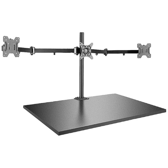 LINDY 3x Monitor bordsfäste 43,2 cm (17) - 71,1 cm (28) Tilt + Svängbar