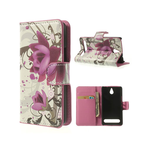 Moberg (Lotus) Sony Xperia E1 Flip-Fodral