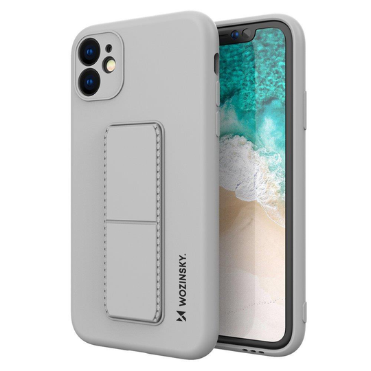 Wozinsky Kickstand Silicone Skal iPhone 11 - Grå