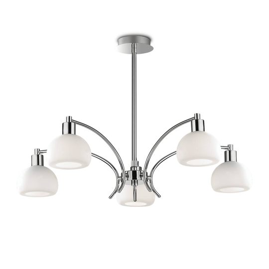 Hänglampa Tokyo E14 Ø 75 cm 5 lampor