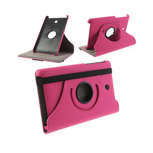 360Degree (Rosa) ASUS Fonepad 7 (2013) Läderfodral