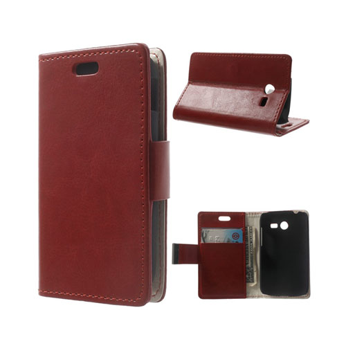 Kierkegaard (Röd) Samsung Galaxy Pocket 2 Läder Flip Fodral