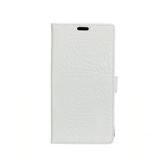 ASUS Zenfone 3 Max (ZC553KL) krokodil läderfodral - Vit