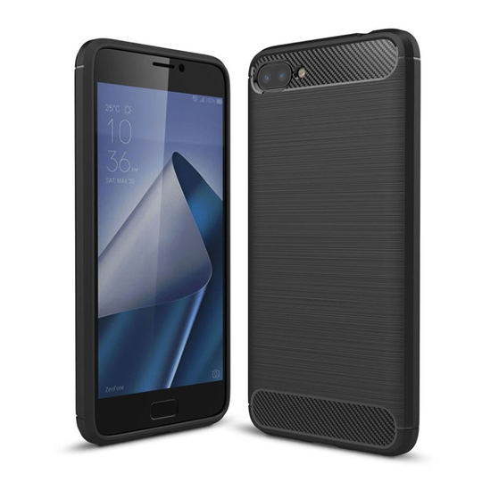 ASUS Zenfone 4 Max 5.5 (ZC554KL) Stilrent skal - Svart